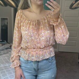 Flower Print Blouse